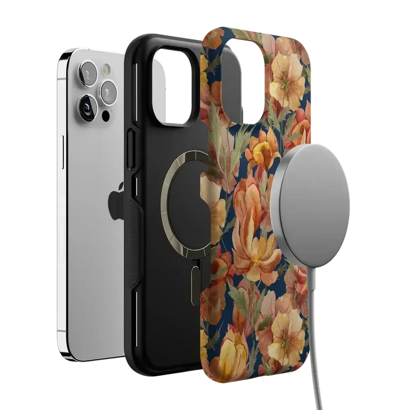 Fallen Gold | Antique Floral Case Phone Case get.casely 
