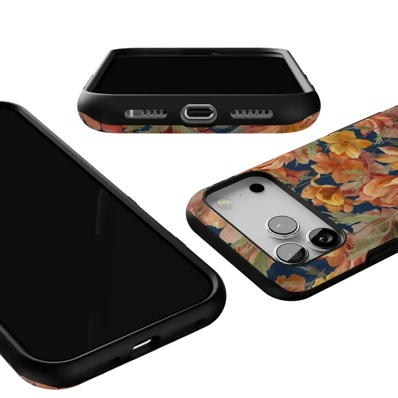 Fallen Gold | Antique Floral Case Phone Case get.casely 