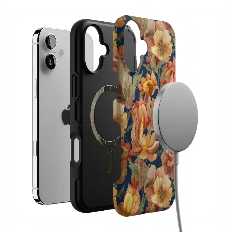 Fallen Gold | Antique Floral Case Phone Case get.casely 