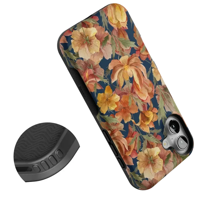 Fallen Gold | Antique Floral Case Phone Case get.casely 
