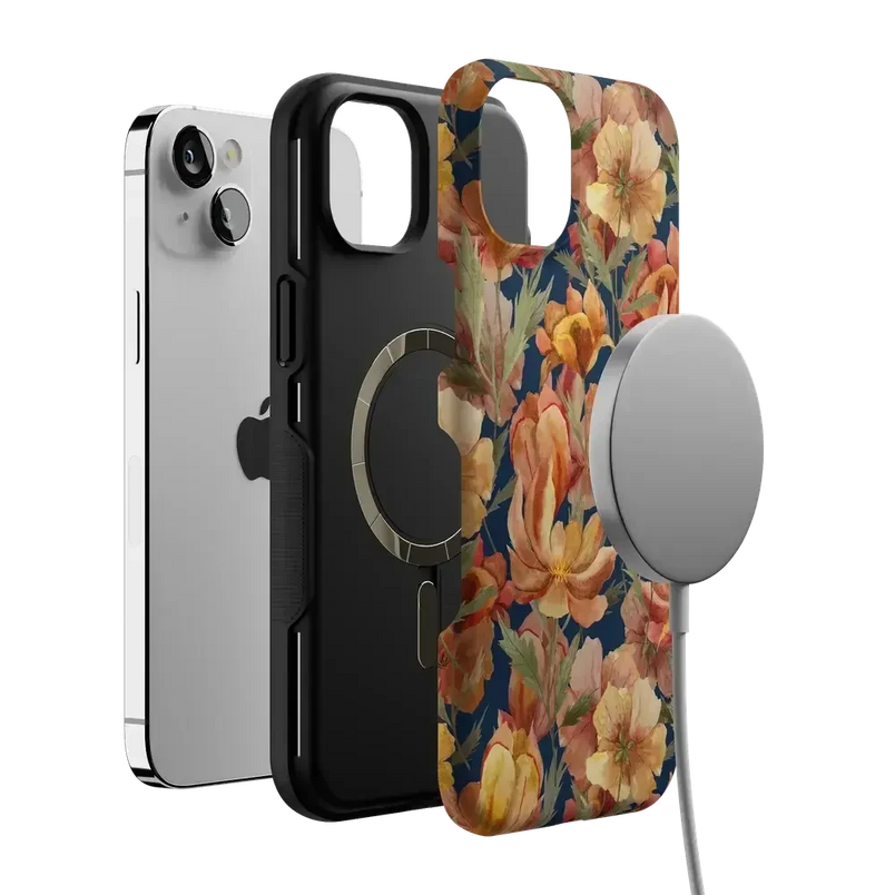 Fallen Gold | Antique Floral Case Phone Case get.casely 
