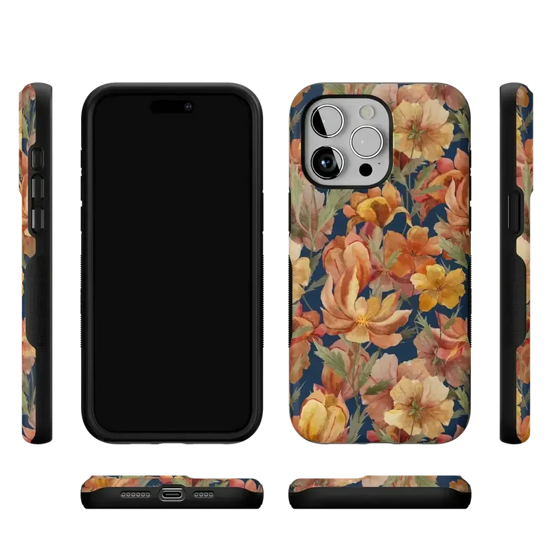 Fallen Gold | Antique Floral Case Phone Case get.casely 