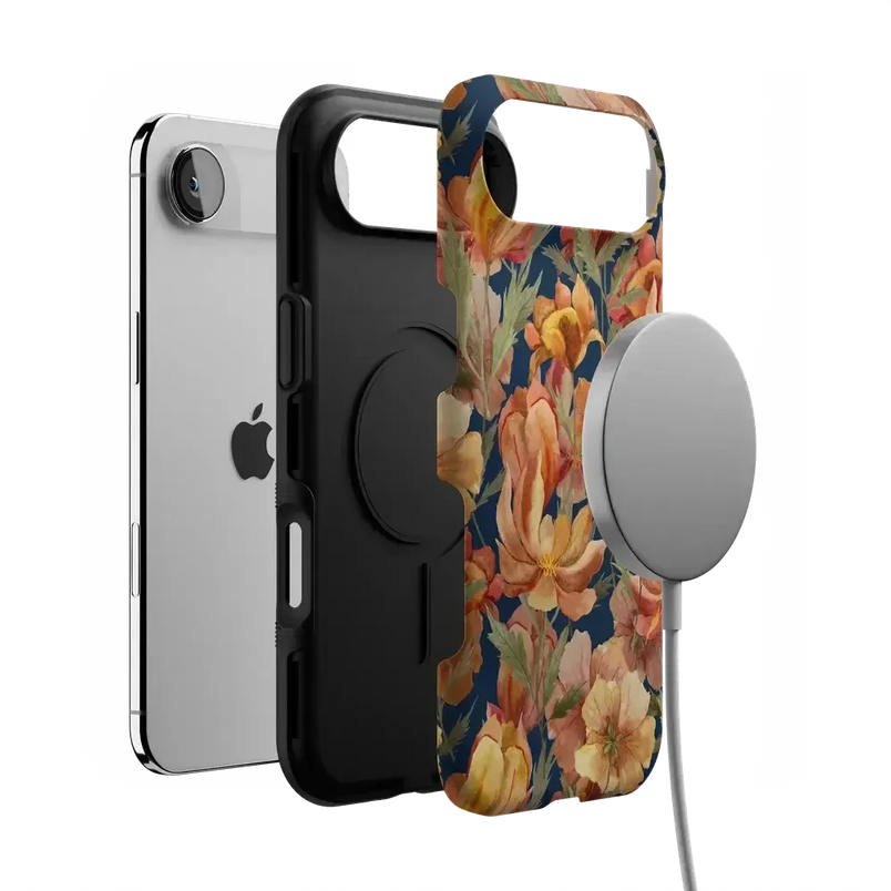 Fallen Gold | Antique Floral Case Phone Case get.casely 