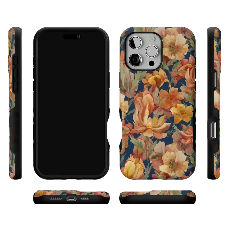 Fallen Gold | Antique Floral Case Phone Case get.casely 