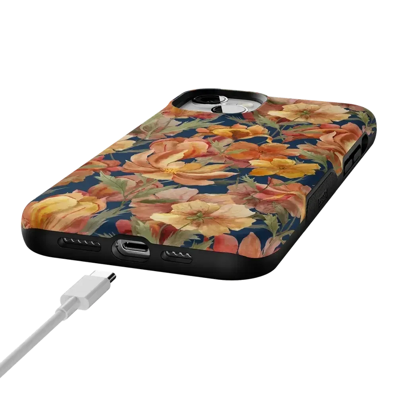 Fallen Gold | Antique Floral Case Phone Case get.casely 