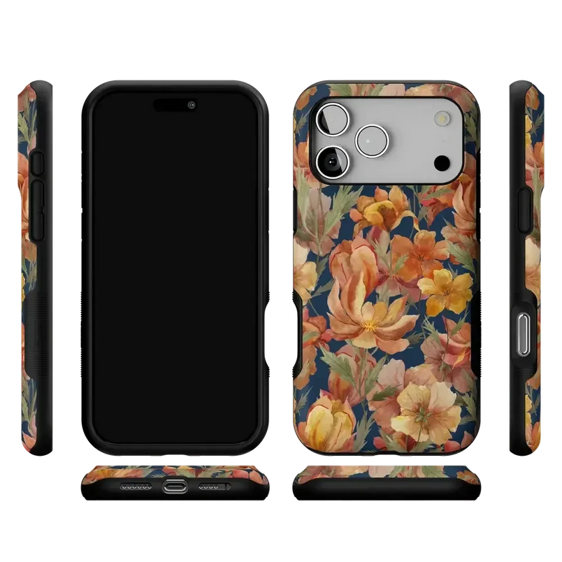Fallen Gold | Antique Floral Case Phone Case get.casely 