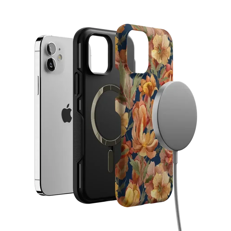 Fallen Gold | Antique Floral Case Phone Case get.casely 