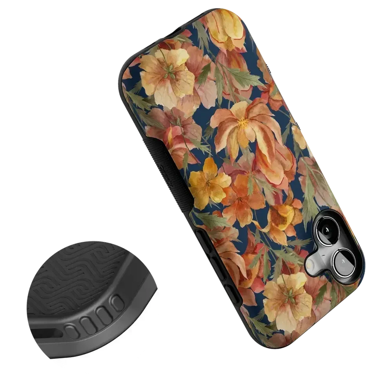Fallen Gold | Antique Floral Case Phone Case get.casely 