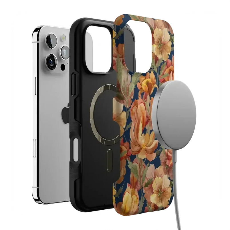 Fallen Gold | Antique Floral Case Phone Case get.casely 