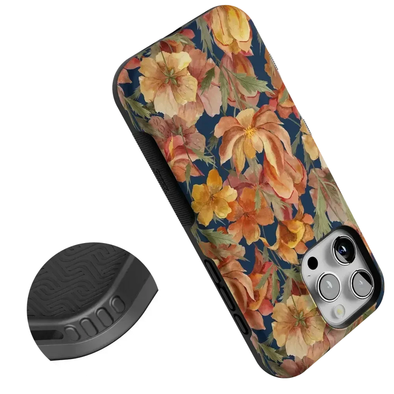 Fallen Gold | Antique Floral Case Phone Case get.casely 