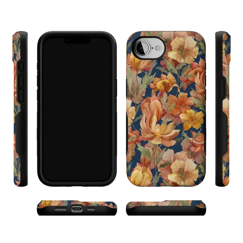 Fallen Gold | Antique Floral Case Phone Case get.casely 