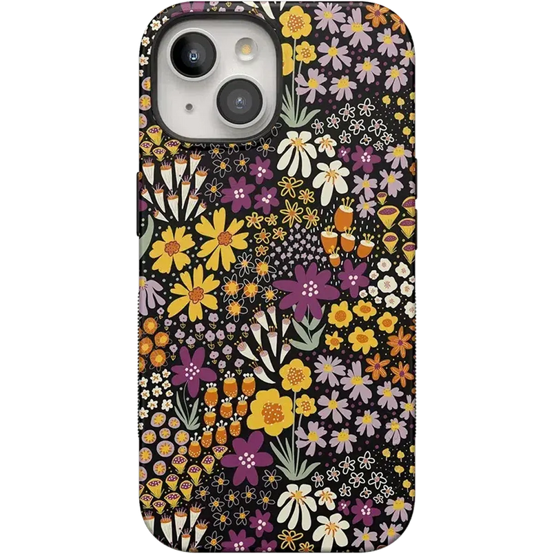 Falling for You | Plum Floral Case iPhone Case get.casely Bold + MagSafe® iPhone 15