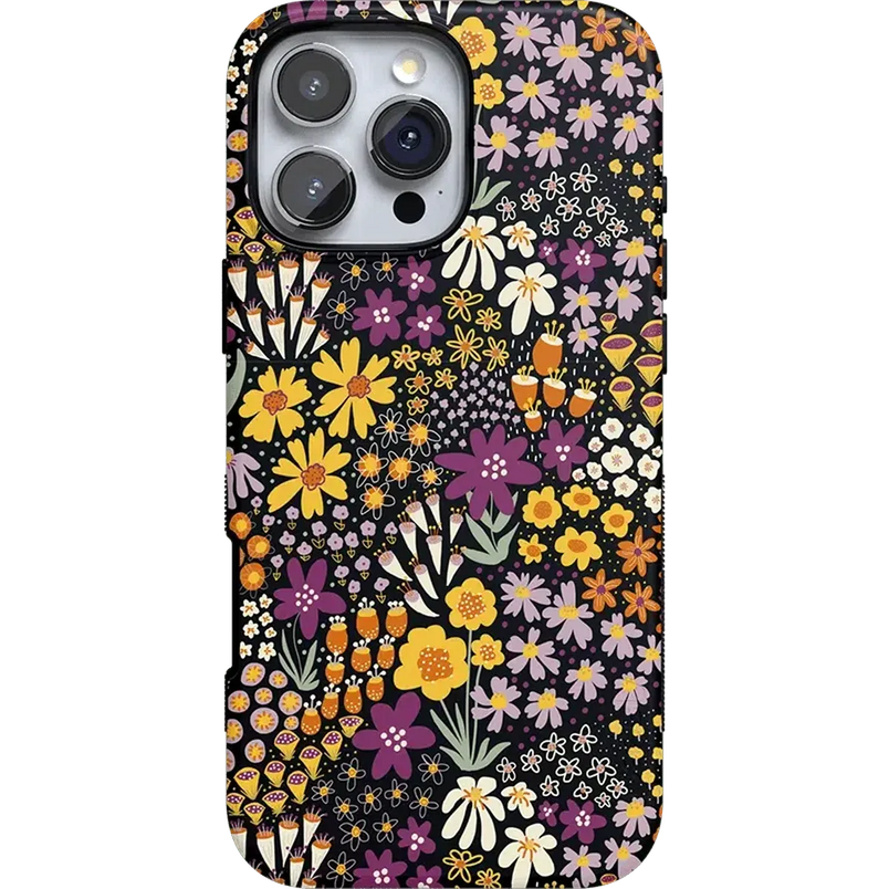Falling for You | Plum Floral Case iPhone Case get.casely Bold + MagSafe® iPhone 16 Pro Max