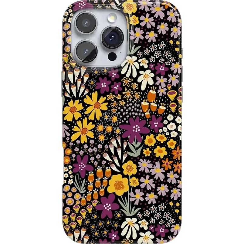 Falling for You | Plum Floral Case iPhone Case get.casely Classic + MagSafe® iPhone 16 Pro Max