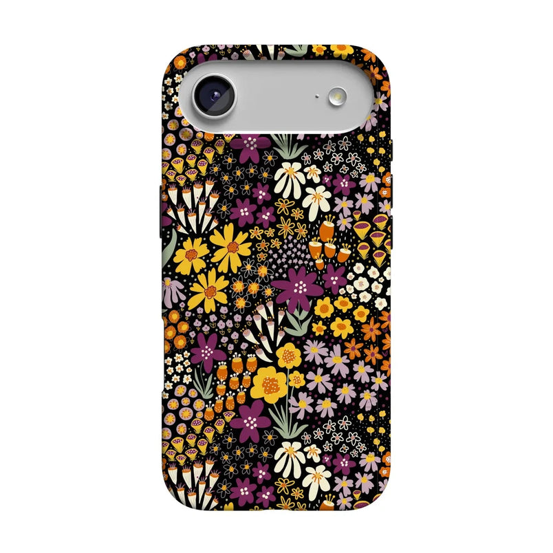 Falling for You | Plum Floral Case iPhone Case get.casely Classic + MagSafe® iPhone 17 Air 