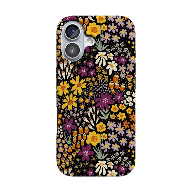 Falling for You | Plum Floral Case iPhone Case get.casely Classic + MagSafe® iPhone 17 