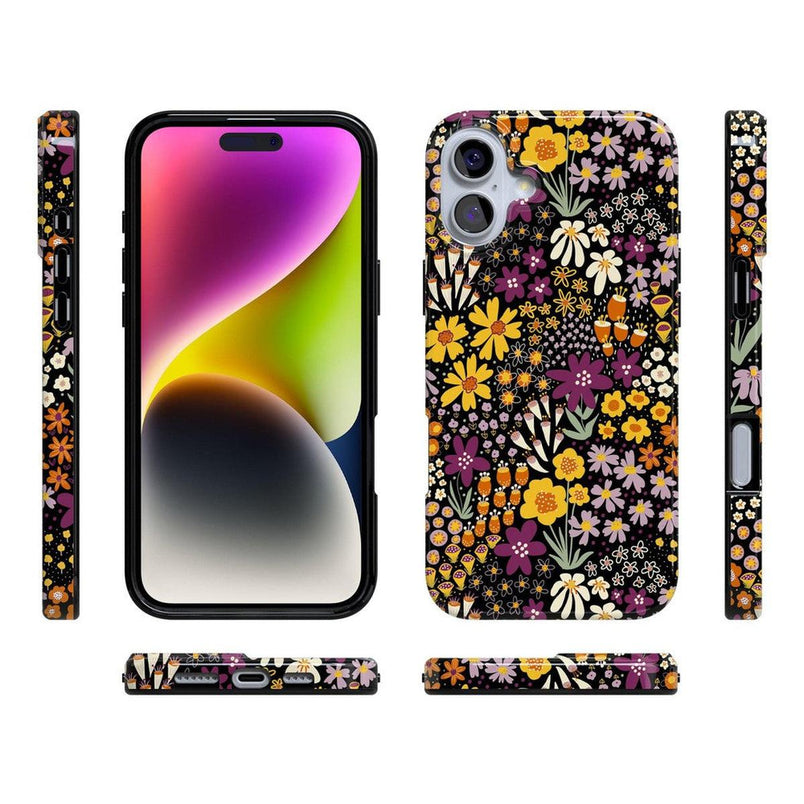 Falling for You | Plum Floral Case iPhone Case get.casely 
