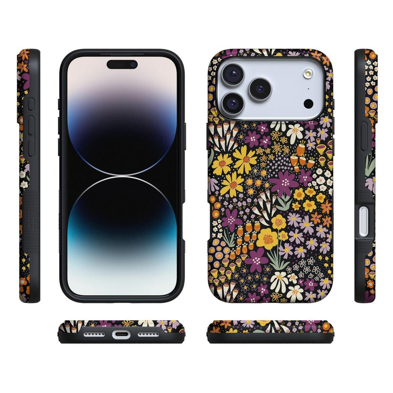 Falling for You | Plum Floral Case iPhone Case get.casely 