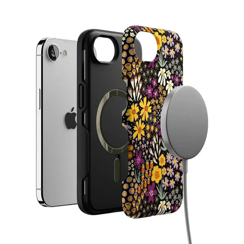 Falling for You | Plum Floral Case iPhone Case get.casely 