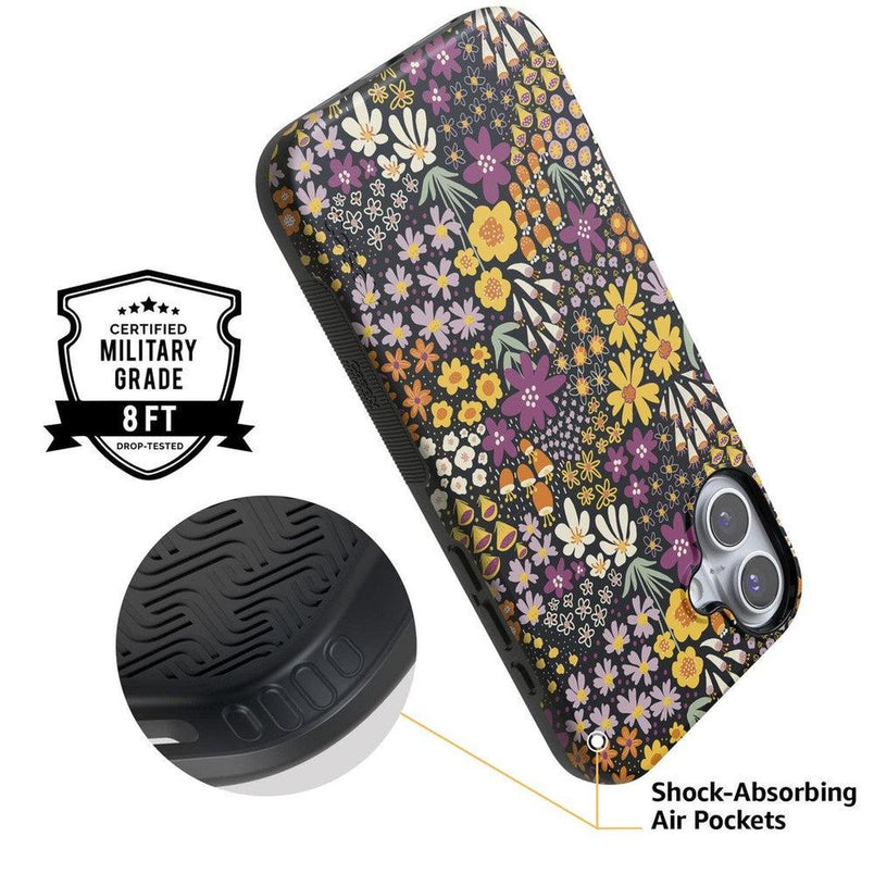 Falling for You | Plum Floral Case iPhone Case get.casely 