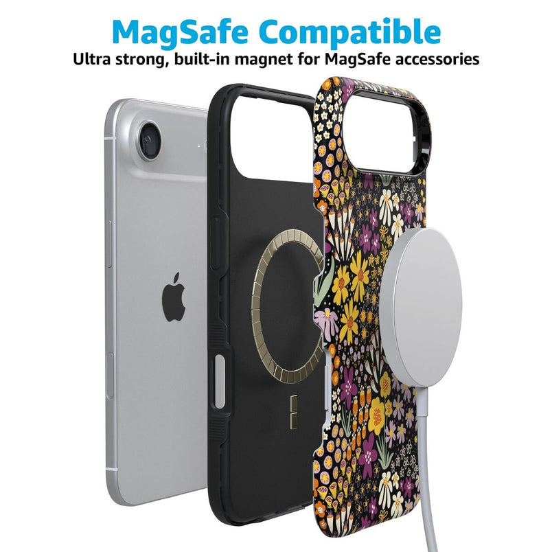 Falling for You | Plum Floral Case iPhone Case get.casely 