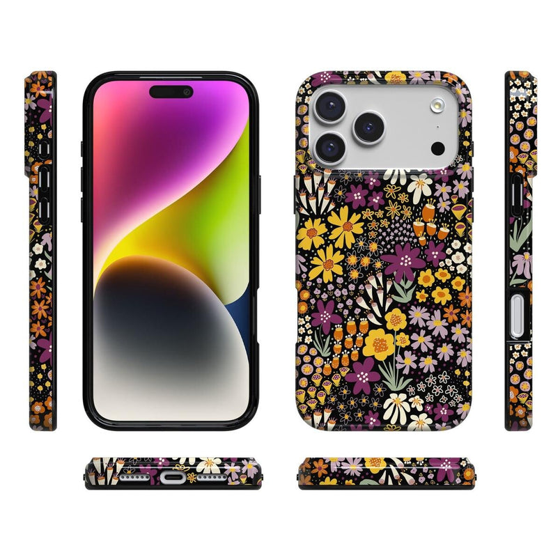 Falling for You | Plum Floral Case iPhone Case get.casely 