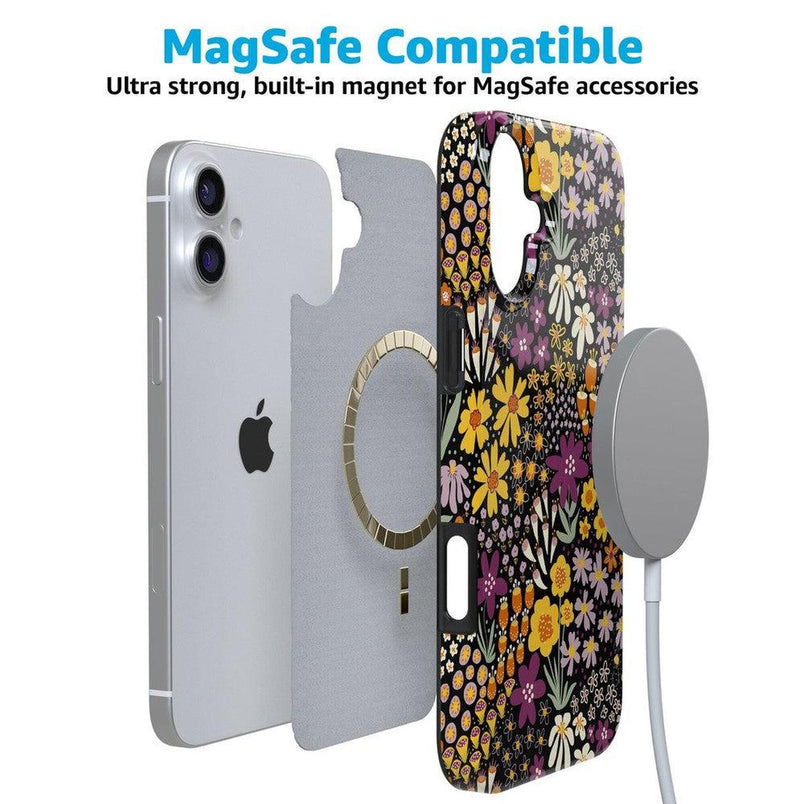 Falling for You | Plum Floral Case iPhone Case get.casely 