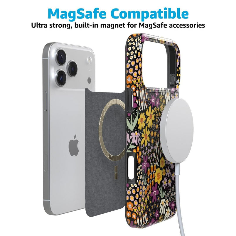 Falling for You | Plum Floral Case iPhone Case get.casely 