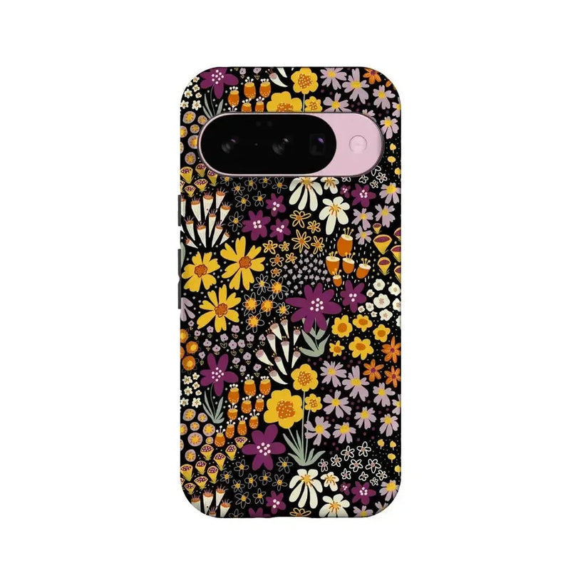 Falling for You | Plum Floral Google Pixel Case Google Pixel Case Casetry Essential + MagSafe® Google Pixel 10 
