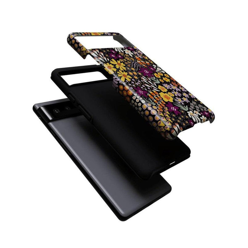 Falling for You | Plum Floral Google Pixel Case Google Pixel Case Casetry 