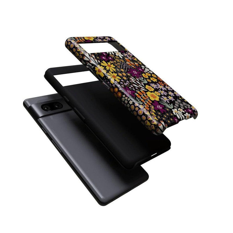 Falling for You | Plum Floral Google Pixel Case Google Pixel Case Casetry 