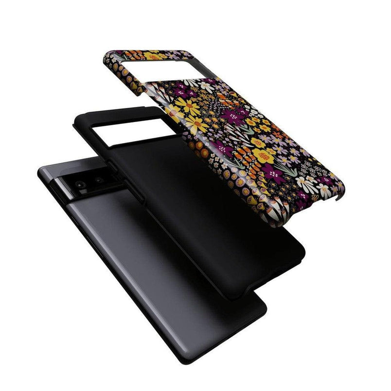 Falling for You | Plum Floral Google Pixel Case Google Pixel Case Casetry 