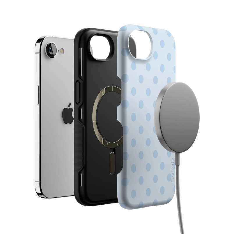 Spotted in SoHo | Light Blue Polka Dot Case