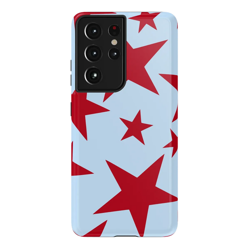 Stars Align | Blue & Red Stars Case - Galaxy S21 Ultra