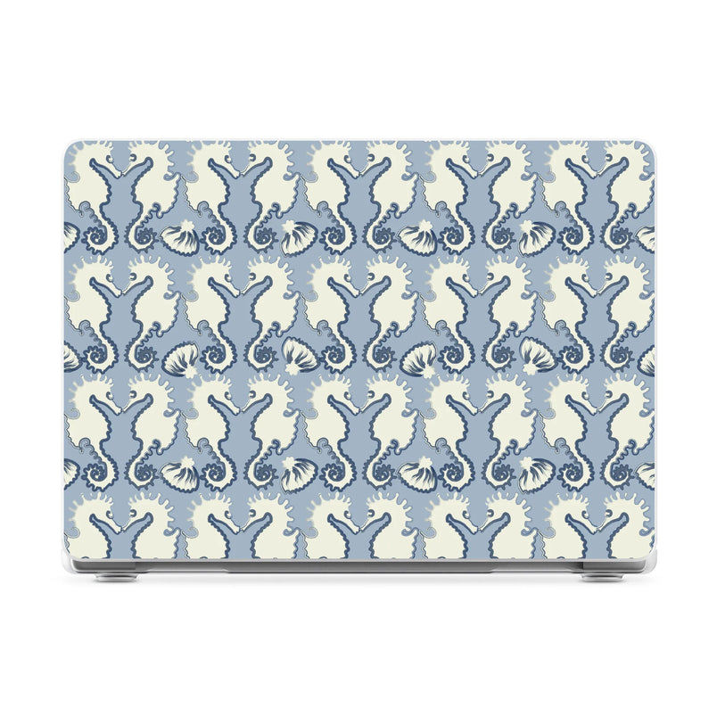 Seahorse Drift | Coastal Blues Laptop Shell