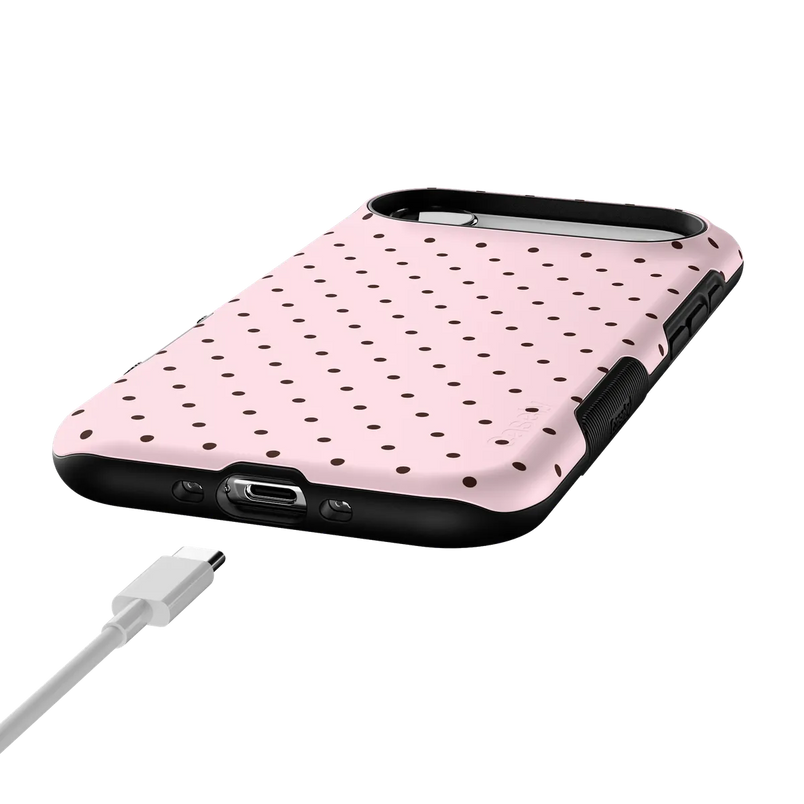 On the Dot | Pink Polka Dot Case