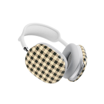 Cedar Lane | Black & Cream Gingham AirPods Max Case