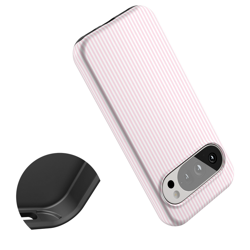 Stripes and the City | Light Pink Pinstripe Case