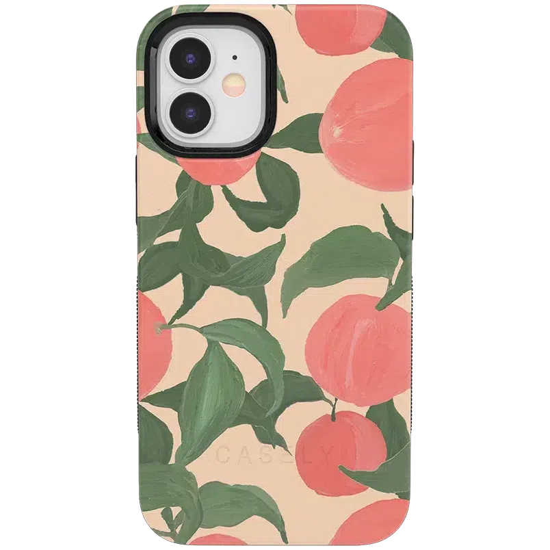 Feeling Peachy | Blush Vines Case iPhone Case get.casely Bold + MagSafe® iPhone 12