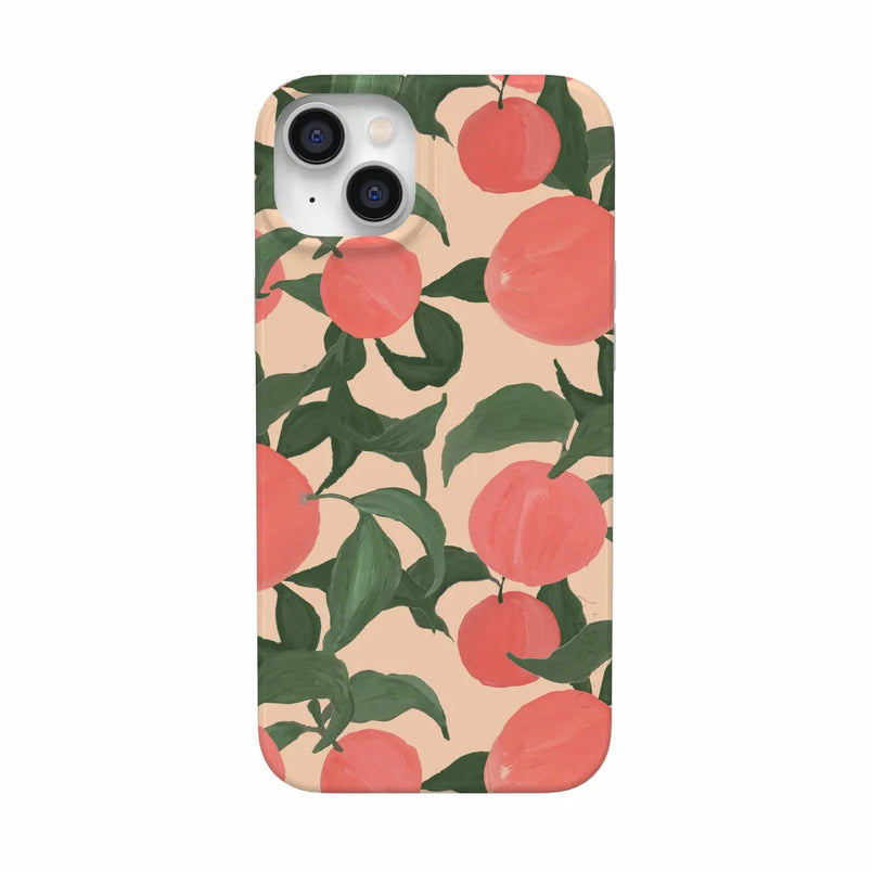 Feeling Peachy | Blush Vines Case iPhone Case get.casely Classic + MagSafe® iPhone 14 Plus 