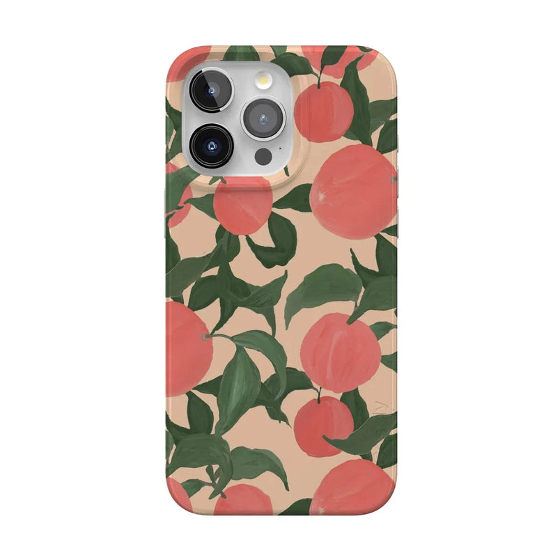 Feeling Peachy | Blush Vines Case iPhone Case get.casely Classic + MagSafe® iPhone 15 Pro Max 