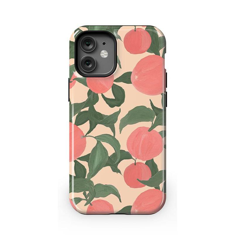 Feeling Peachy | Blush Vines Case iPhone Case get.casely Essential + MagSafe® iPhone 12 Mini
