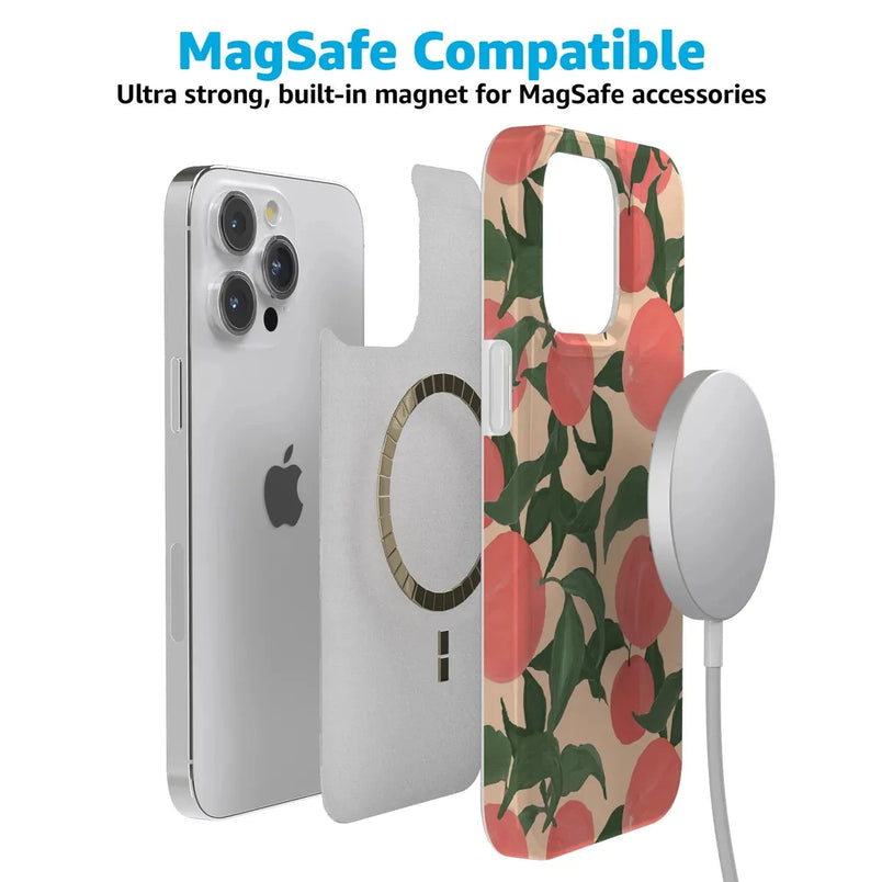 Feeling Peachy | Blush Vines Case iPhone Case get.casely 