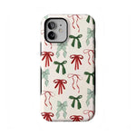 Festive Girlie | Holiday Bows Case Phone Case Casetry Bold Flex + MagSafe® iPhone 12