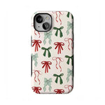 Festive Girlie | Holiday Bows Case Phone Case Casetry Bold Flex + MagSafe® iPhone 13