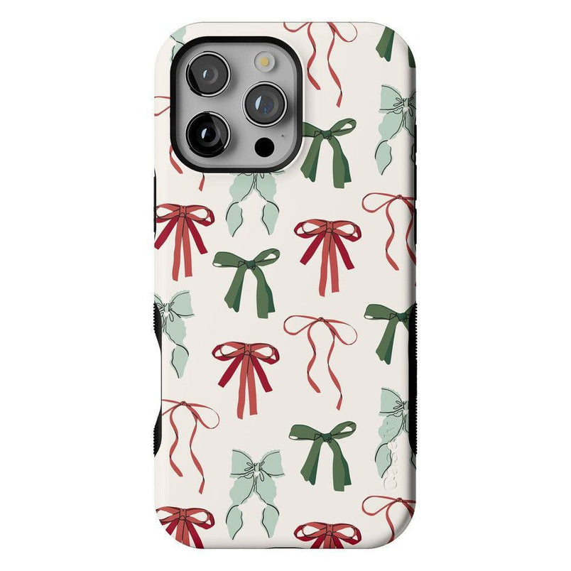 Festive Girlie | Holiday Bows Case Phone Case Casetry 