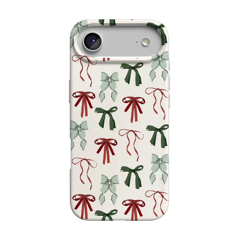 Festive Girlie | Holiday Bows Case Phone Case Casetry Classic + MagSafe® iPhone 17 Air 