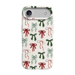Festive Girlie | Holiday Bows Case Phone Case Casetry Classic + MagSafe® iPhone 17 Air 