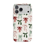 Festive Girlie | Holiday Bows Case Phone Case Casetry Classic + MagSafe® iPhone 17 Pro Max 
