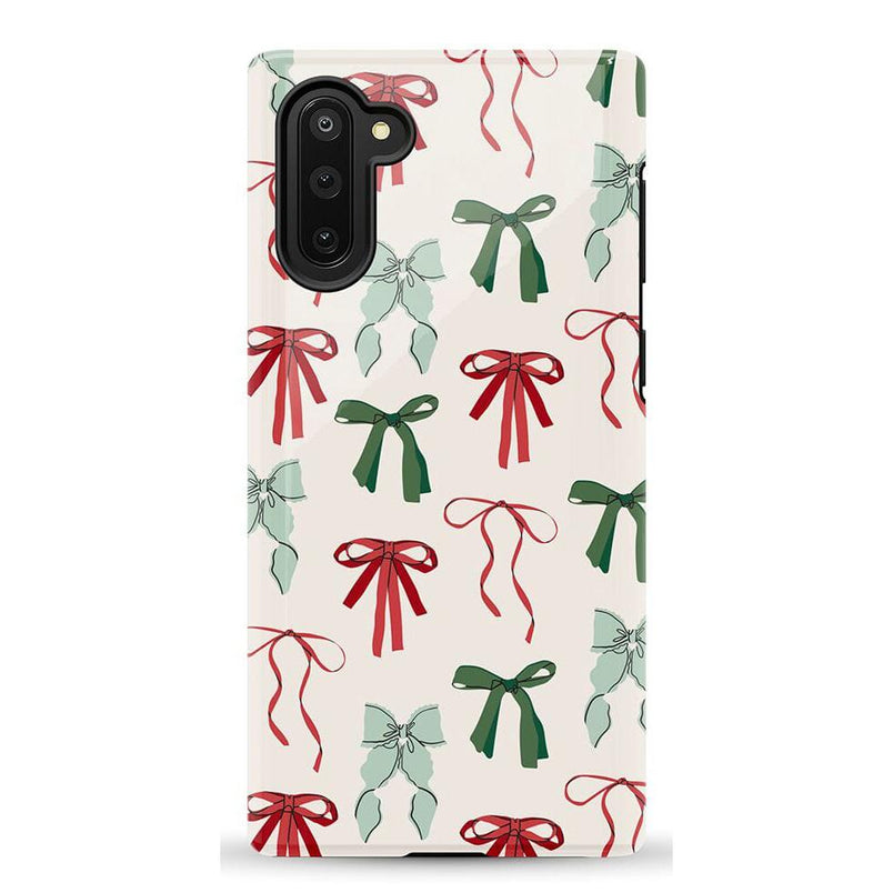 Festive Girlie | Holiday Bows Case Phone Case Casetry Essential Galaxy Note 10